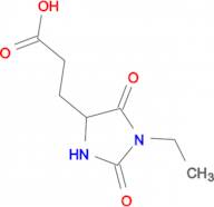 3-(1-Ethyl-2,5-dioxo-imidazolidin-4-yl)-propionic acid
