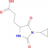 3-(1-Cyclopropyl-2,5-dioxo-imidazolidin-4-yl)-propionic acid