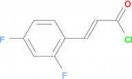 (2E)-3-(2,4-difluorophenyl)prop-2-enoyl chloride