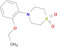 4-(2-ETHOXY-PHENYL)-THIOMORPHOLINE 1,1-DIOXIDE