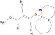 2,3-Dicyano-3-(octahydro-pyrimido[1,2-a]azepin-10a-yloxy)-acrylic acid methyl ester