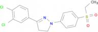 3-(3,4-Dichloro-phenyl)-1-(4-ethanesulfonyl-phenyl)-4,5-dihydro-1H-pyrazole