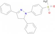 1-(4-Methanesulfonyl-phenyl)-3,5-diphenyl-4,5-dihydro-1H-pyrazole