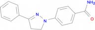 4-(3-Phenyl-4,5-dihydro-pyrazol-1-yl)-benzamide