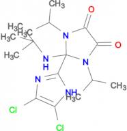 2-tert-Butylamino-4',5'-dichloro-1,3-diisopropyl-2,3-dihydro-1H,1'H-[2,2']biimidazolyl-4,5-dione