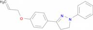 3-(4-Allyloxy-phenyl)-1-phenyl-4,5-dihydro-1H-pyrazole