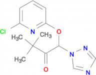 1-(6-Chloropyridin-2-yloxy)-3,3-dimethyl-1-[1,2,4]triazol-1-yl-butan-2-one