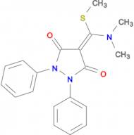4-(Dimethylamino-methylsulfanyl-methylene)-1,2-diphenyl-pyrazolidine-3,5-dione