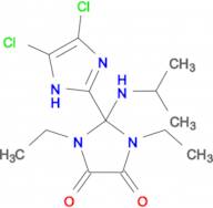 4',5'-Dichloro-1,3-diethyl-2-isopropylamino-2,3-dihydro-1H,1'H-[2,2']biimidazolyl-4,5-dione