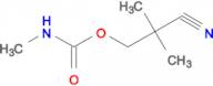 Methyl-carbamic acid 2-cyano-2,2-dimethyl-ethyl ester