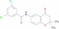 3,5-Dichloro-N-(2,2-dimethyl-4-oxo-chroman-6-yl)-benzamide