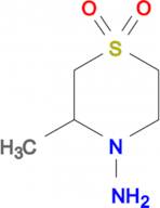 3-Methyl-1,1-dioxo-1,6-thiomorpholin-4-ylamine