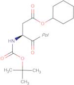 Boc-L-aspartic acid b-cyclohexyl ester Merrifield resin