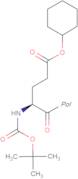 Boc-L-glutamic acid g-cyclohexyl ester Merrifield resin