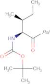 Boc-L-isoleucine Merrifield resin
