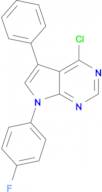 4-Chloro-7-(4-fluoro-phenyl)-5-phenyl-7H-pyrrolo[2,3-d]pyrimidine