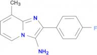 2-(4-fluorophenyl)-8-methylimidazo[1,2-{a}]pyridin-3-amine