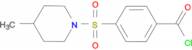 4-((4-methylpiperidin-1-yl)sulfonyl)benzoyl chloride