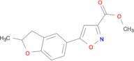 methyl 5-(2-methyl-2,3-dihydro-1-benzofuran-5-yl)isoxazole-3-carboxylate