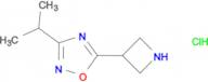 5-azetidin-3-yl-3-isopropyl-1,2,4-oxadiazole hydrochloride
