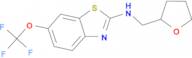N-((tetrahydrofuran-2-yl)methyl)-6-(trifluoromethoxy)benzo[d]thiazol-2-amine