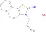 3-allylnaphtho[2,1-d]thiazol-2(3H)-imine hydrobromide