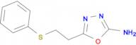 5-[2-(phenylthio)ethyl]-1,3,4-oxadiazol-2-amine