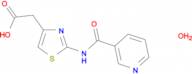 {2-[(3-Pyridinylcarbonyl)amino]-1,3-thiazol-4-yl}acetic acid hydrate