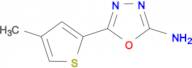 5-(4-methyl-2-thienyl)-1,3,4-oxadiazol-2-amine