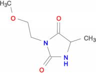 3-(2-methoxyethyl)-5-methylimidazolidine-2,4-dione