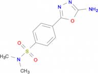 4-(5-amino-1,3,4-oxadiazol-2-yl)-N,N-dimethylbenzenesulfonamide