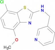 7-chloro-4-methoxy-N-(pyridin-3-ylmethyl)benzo[d]thiazol-2-amine