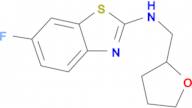 6-fluoro-N-(tetrahydrofuran-2-ylmethyl)-1,3-benzothiazol-2-amine