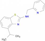 4-isopropyl-N-(pyridin-2-ylmethyl)-1,3-benzothiazol-2-amine