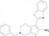 3-(1,3-benzothiazol-2-yl)-6-benzyl-4,5,6,7-tetrahydrothieno[2,3-c]pyridin-2-amine