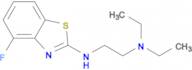 N,N-diethyl-N'-(4-fluoro-1,3-benzothiazol-2-yl)ethane-1,2-diamine