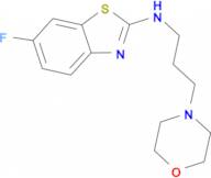 6-fluoro-N-(3-morpholin-4-ylpropyl)-1,3-benzothiazol-2-amine
