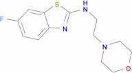 6-fluoro-N-(2-morpholin-4-ylethyl)-1,3-benzothiazol-2-amine