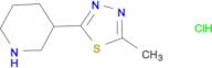 3-(5-methyl-1,3,4-thiadiazol-2-yl)piperidine