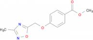 methyl 4-((3-methyl-1,2,4-oxadiazol-5-yl)methoxy)benzoate
