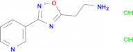 2-(3-(pyridin-3-yl)-1,2,4-oxadiazol-5-yl)ethan-1-amine dihydrochloride