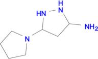 5-(PYRROLIDIN-1-YL)-1H-PYRAZOL-3-AMINE