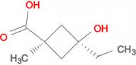 CIS-3-ETHYL-3-HYDROXY-1-METHYLCYCLOBUTANECARBOXYLIC ACID