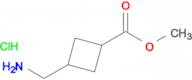 METHYL 3-(AMINOMETHYL)CYCLOBUTANECARBOXYLATE HCL