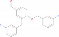 4-[(3-FLUOROPHENYL)METHOXY]-3-[(3-FLUOROPHENYL)METHYL]BENZALDEHYDE