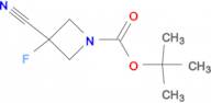 TERT-BUTYL 3-CYANO-3-FLUOROAZETIDINE-1-CARBOXYLATE