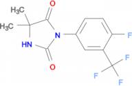 3-(4-FLUORO-3-(TRIFLUOROMETHYL)PHENYL)-5,5-DIMETHYLIMIDAZOLIDINE-2,4-DIONE