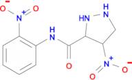 4-nitro-{N}-(2-nitrophenyl)-1{H}-pyrazole-3-carboxamide