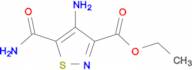 ethyl 4-amino-5-(aminocarbonyl)isothiazole-3-carboxylate