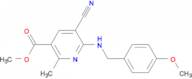 methyl 5-cyano-6-[(4-methoxybenzyl)amino]-2-methylnicotinate